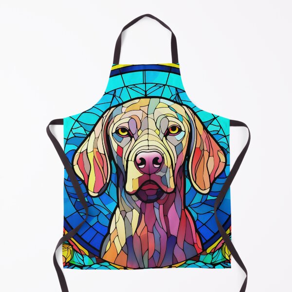 Item preview, Stained Glass Weimaraner designed and sold by TheAnimalZ00.