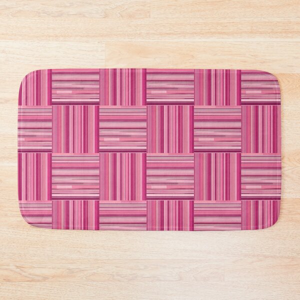 Item preview, Pink Mosaic Stripes Pattern designed and sold by Glam-OOTD.