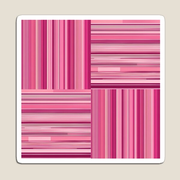 Item preview, Pink Mosaic Stripes Pattern designed and sold by Glam-OOTD.