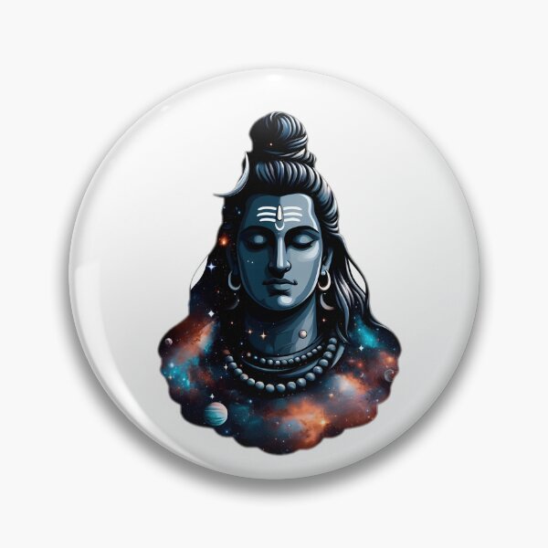 Item preview, Maha Shivaratri Lord Shiva Cosmic Design designed and sold by InevitableAum.
