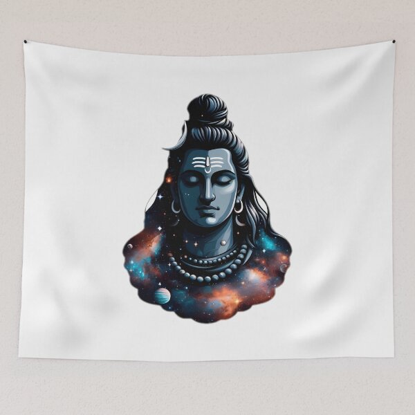 Item preview, Maha Shivaratri Lord Shiva Cosmic Design designed and sold by InevitableAum.