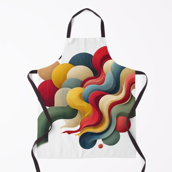 Item preview, Vibrant Abstract Waves | Trendy Colorful Design designed and sold by Chroma Myst.