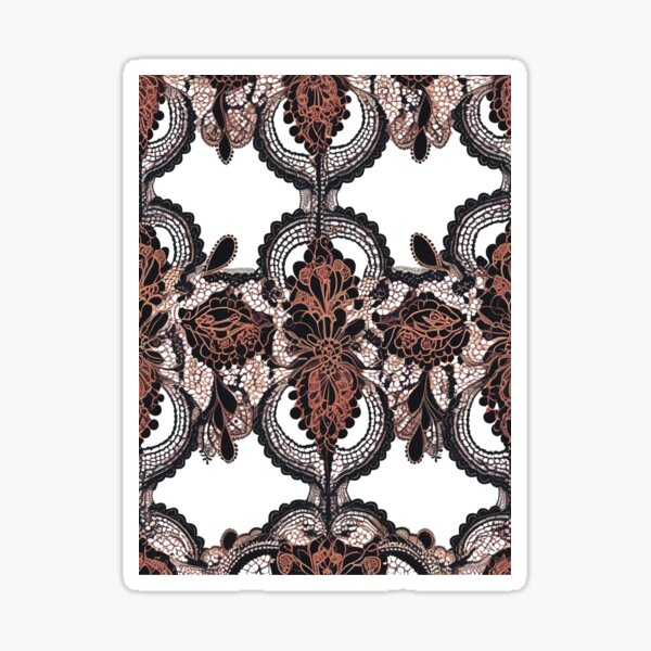 Item preview, Brown and Terracotta Laces designed and sold by Ciervo Primavera.