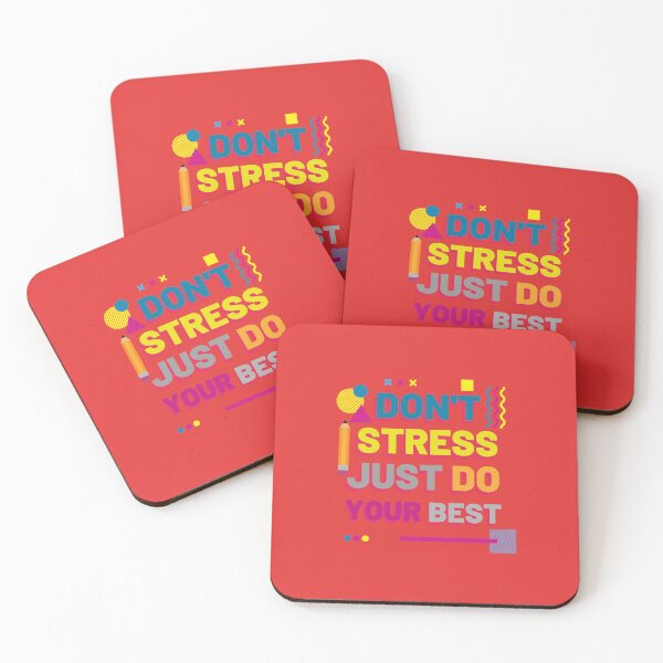 Item preview, Geometric Calm – Don’t Stress Just Do Your Best designed and sold by Zakrytos ★★★★★.
