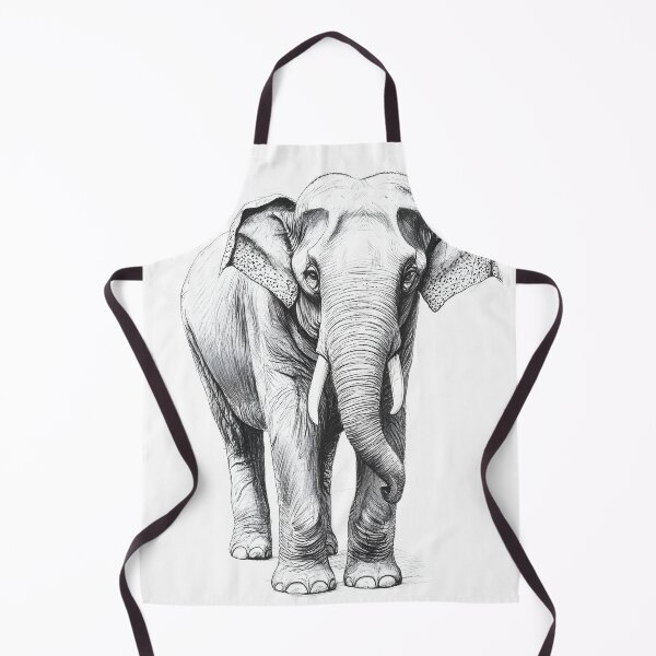 Item preview, Realistic Elephant pencil drawing designed and sold by Pencil-Art.