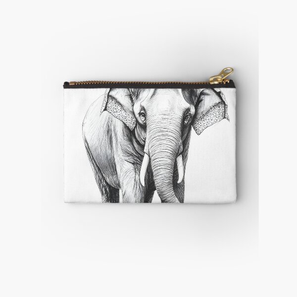 Item preview, Realistic Elephant pencil drawing designed and sold by Pencil-Art.