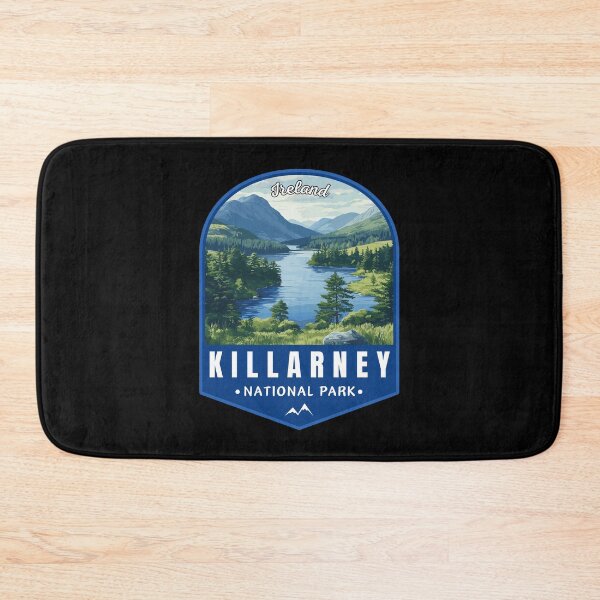 Item preview, Killarney National Park in Ireland Retro Travel Art Emblem designed and sold by MaateoDesign.