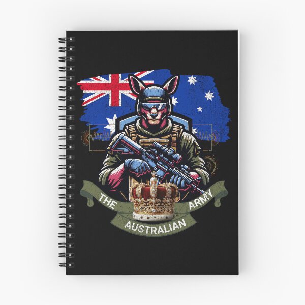 Item preview, australian military - Kangaroo designed and sold by Tee-Craftify.