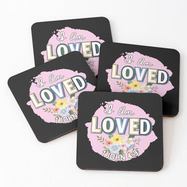 Item preview, I Am Loved Bible Quote designed and sold by HinsonCreations.