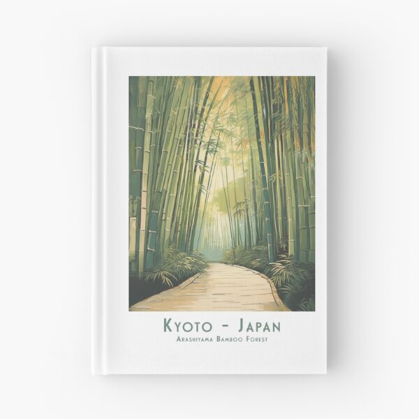 Item preview, Retro Vintage Travel Poster Kyoto Arashiyama Bamboo Forest – Japanese Natural Idyll designed and sold by pod24.