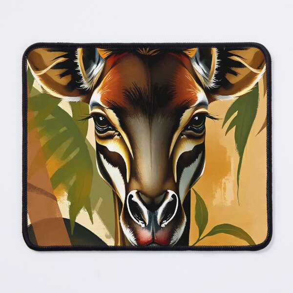 Item preview, Striking Okapi in Jungle Colors designed and sold by WildlifeInc.