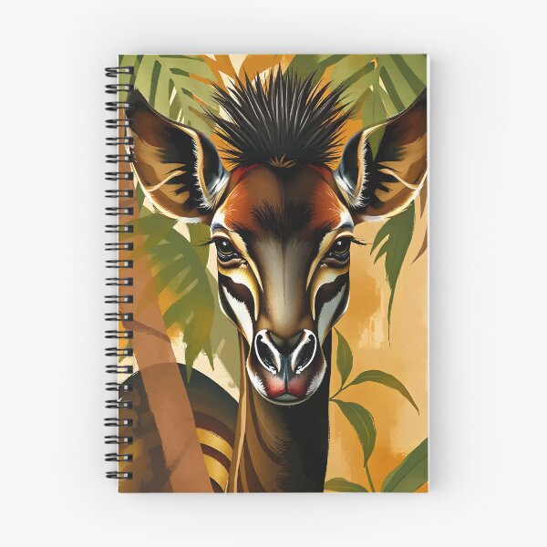 Item preview, Striking Okapi in Jungle Colors designed and sold by WildlifeInc.