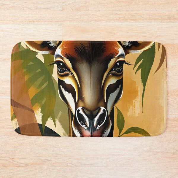 Item preview, Striking Okapi in Jungle Colors designed and sold by WildlifeInc.