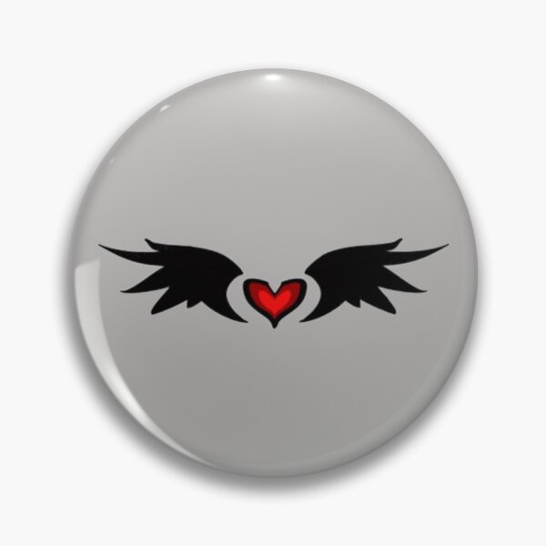 Item preview, Nevermore heart with wings designed and sold by Doodles-TS.