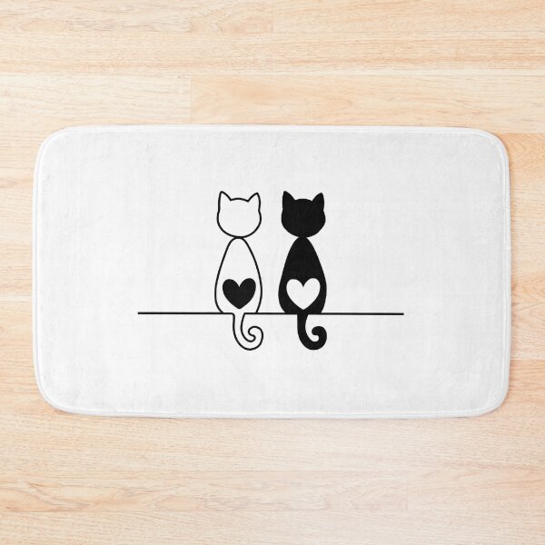 Item preview, Two cats with hearts designed and sold by jkrphoto.