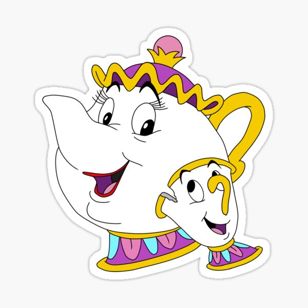 Item preview, Mrs Potts and Chip designed and sold by MOdrawings.