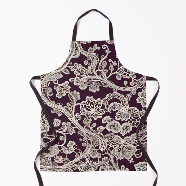 Item preview, Lace of Branches, Leaves and Flowers on Beige Grape Background designed and sold by Ciervo Primavera.
