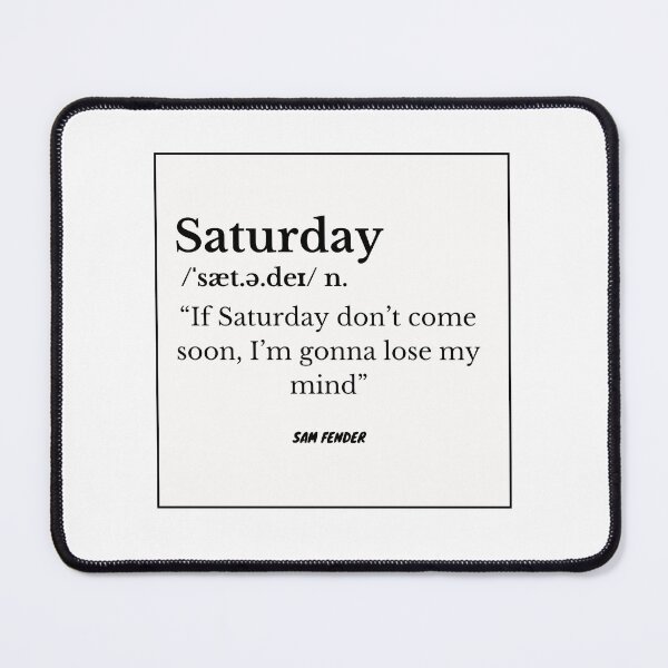 Item preview, Sam Fender - Saturday Definition designed and sold by GinnsSales.