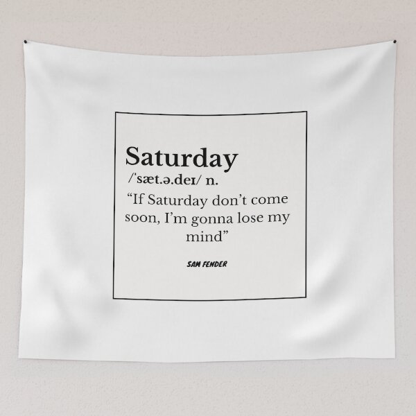 Item preview, Sam Fender - Saturday Definition designed and sold by GinnsSales.