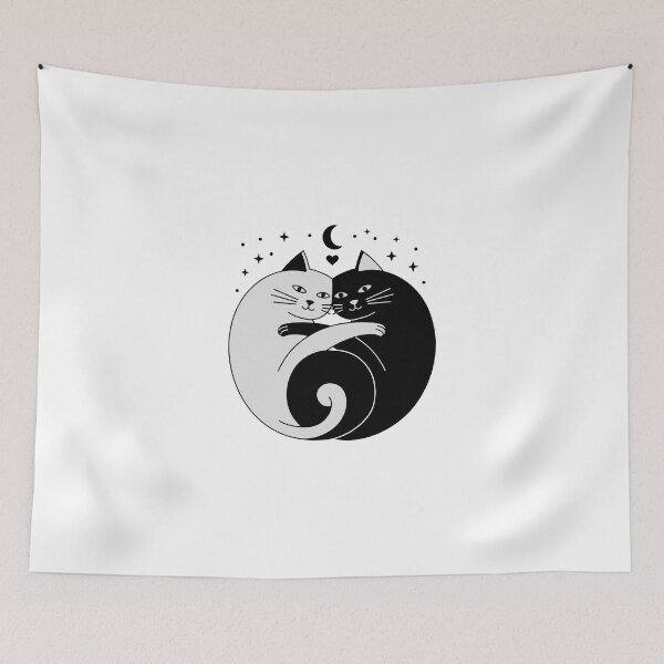 Item preview, Two cats  yin yang designed and sold by jkrphoto.