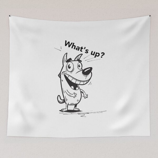 Item preview, Minimalist Black Line Art Puppy designed and sold by Pickmash.