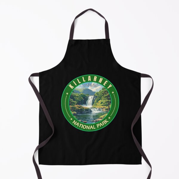 Item preview, Killarney National Park in Ireland Retro Travel Art Badge designed and sold by MaateoDesign.