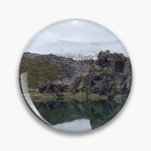 Item preview, Lovely peaceful winter lake in the mountains designed and sold by Sari Castro.