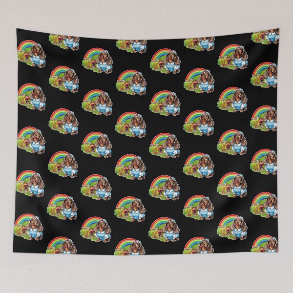 Item preview, There's No Place Like The Dog Park: Under The Rainbow | Dachshund, Sausage & Wiener Dogs  designed and sold by therealbooty.
