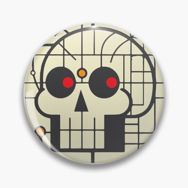 Item preview, Geometrically styled skull with an arty slant. designed and sold by KoandZo.