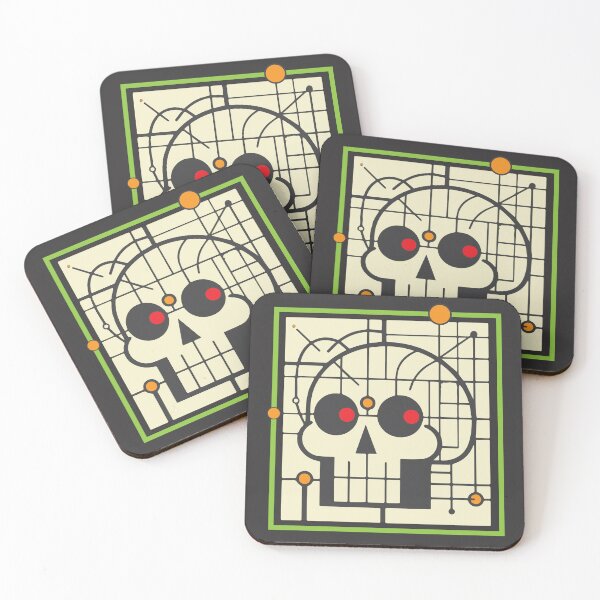Item preview, Geometrically styled skull with an arty slant. designed and sold by KoandZo.