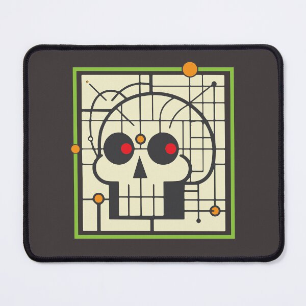 Item preview, Geometrically styled skull with an arty slant. designed and sold by KoandZo.