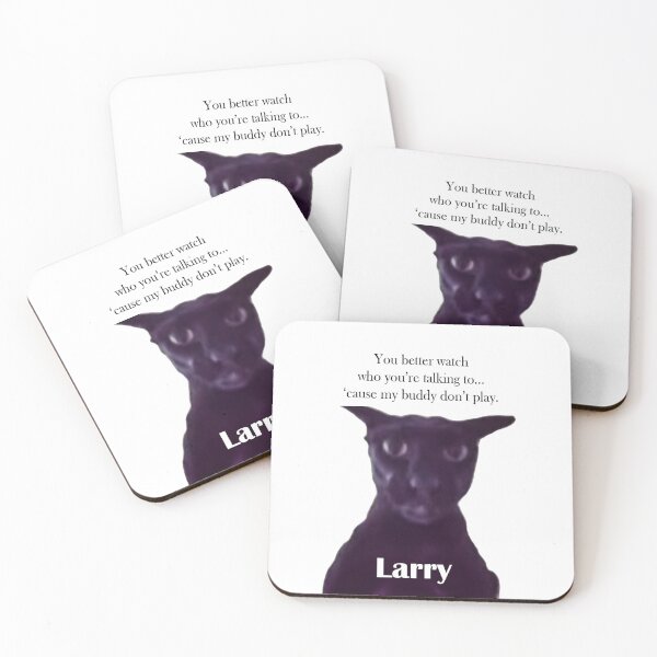 Item preview, Larry Cat Brain Rot meme designed and sold by PixelForgeX.