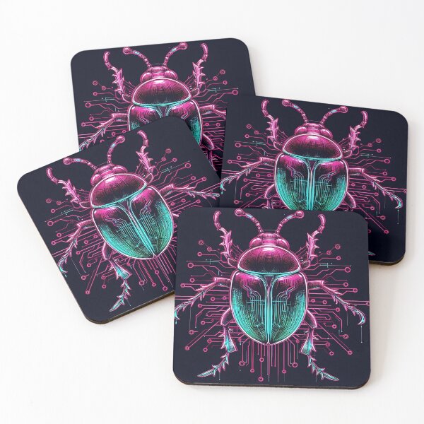 Item preview, 061 - Cyberpunk Scarab designed and sold by GoLayout.