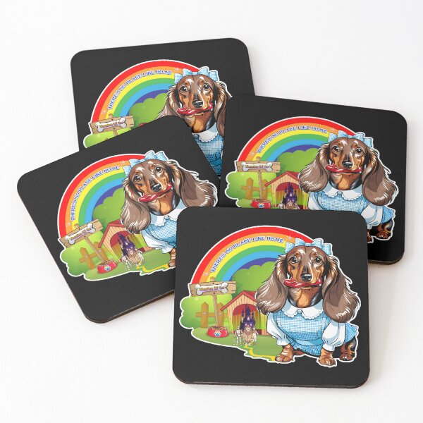Item preview, There's No Place Like The Dog Park: Under The Rainbow | Dachshund, Sausage & Wiener Dogs  designed and sold by therealbooty.