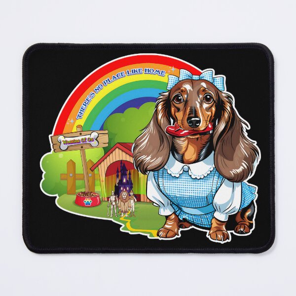 Item preview, There's No Place Like The Dog Park: Under The Rainbow | Dachshund, Sausage & Wiener Dogs  designed and sold by therealbooty.