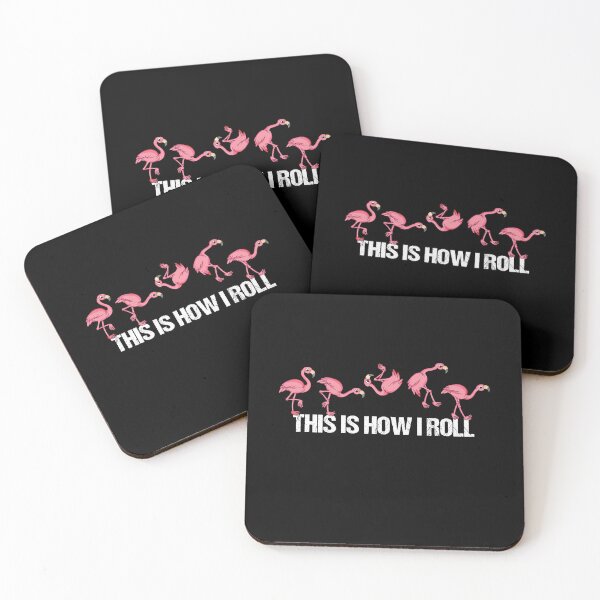 Item preview, Flamingo Lover Kids How I Roll Funny Flamingo designed and sold by DSWShirts.