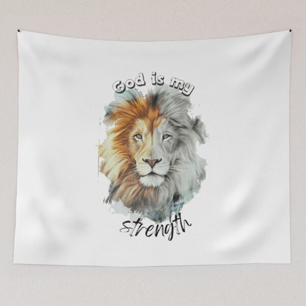 Item preview, God is my strength designed and sold by Marycardoso.