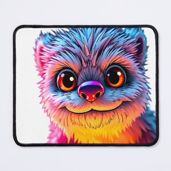 Item preview, Neon Furry Friend – Cute Glowing Animal Fantasy Art designed and sold by KateVil.