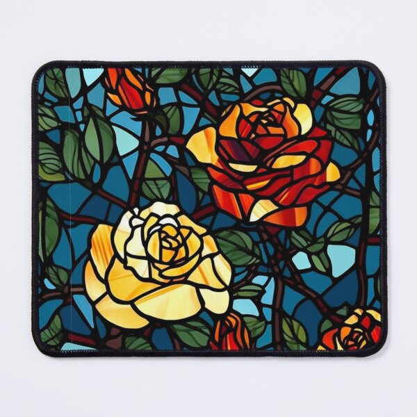 Item preview, Rose Stained Glass  designed and sold by PrettyPatternss.