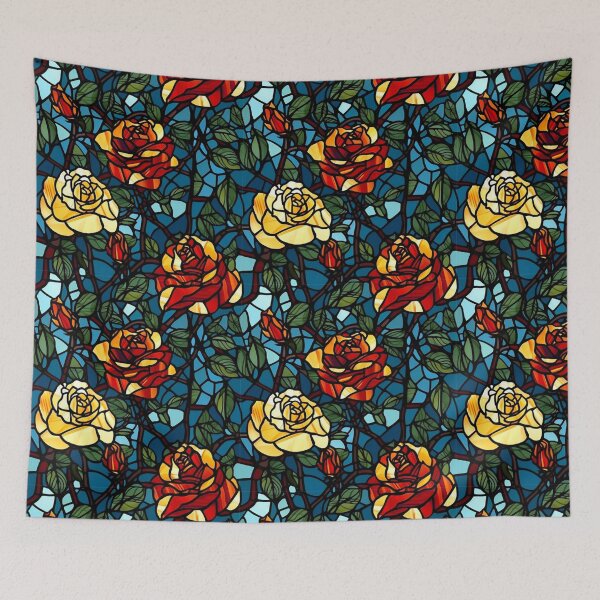 Item preview, Rose Stained Glass  designed and sold by PrettyPatternss.