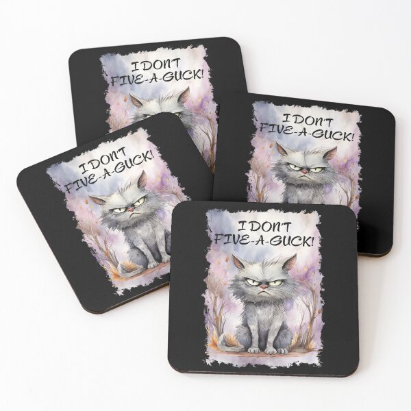 Item preview, I Don't Five A Guck Cat designed and sold by Karen Wood.