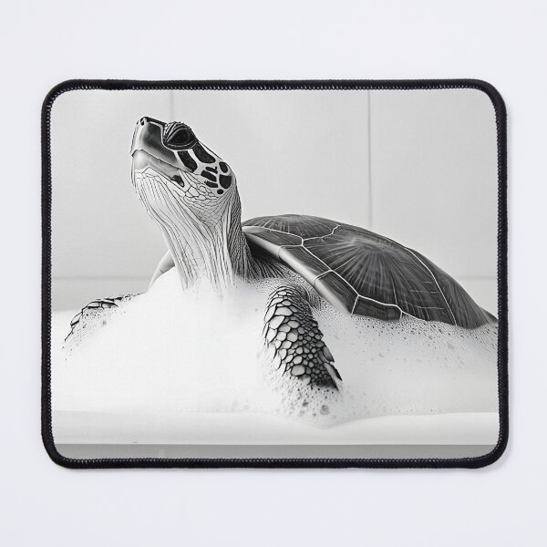 Item preview, Turtle Taking a Bath, Cute Bathroom Animals designed and sold by CheekyAnimalz.