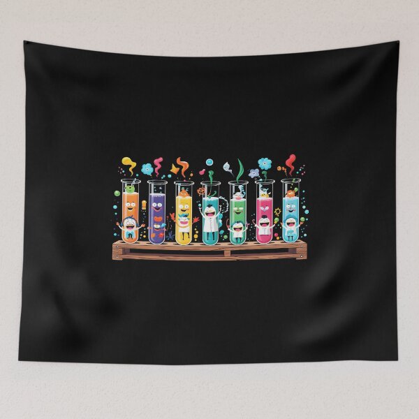 Item preview, Science Kids - Cartoon Characters in Test Tubes designed and sold by MOBI-CASE.