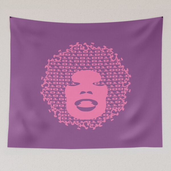 Item preview, GIRL CODE WITH FLOWERS. PINK. designed and sold by 5hertz.