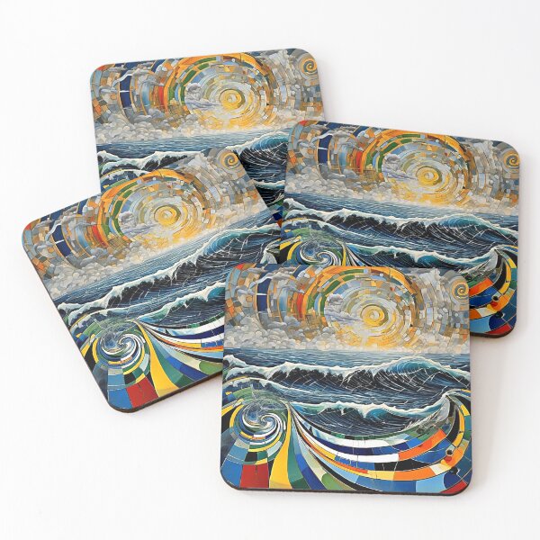 Item preview, Storm waves at sunset 2 designed and sold by George Hutton Hunter.