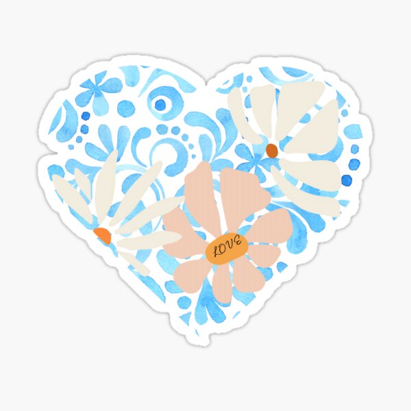Item preview, Love Blue Heart designed and sold by Khowel5.
