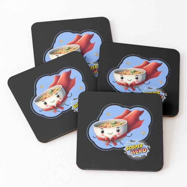 Item preview, Souper Hero, Super Hero Soup Pun | designed and sold by Lotta Luxxa Lifestyle.