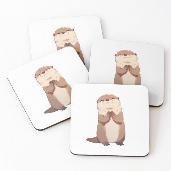 Item preview, Cute happy friend otter designed and sold by PatternFly.