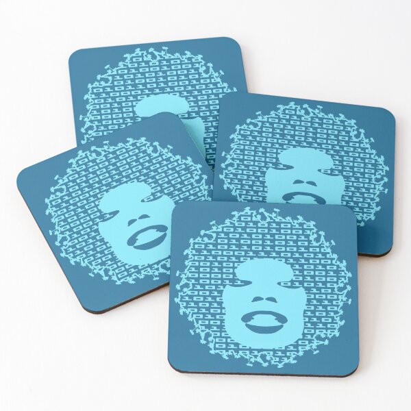 Item preview, GIRL CODE WITH FLOWERS. BLUE. designed and sold by 5hertz.