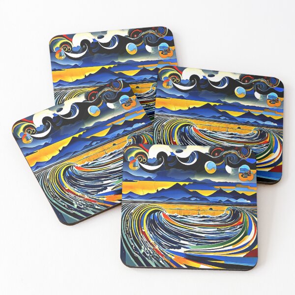 Item preview, Storm waves at sunset 5 designed and sold by George Hutton Hunter.